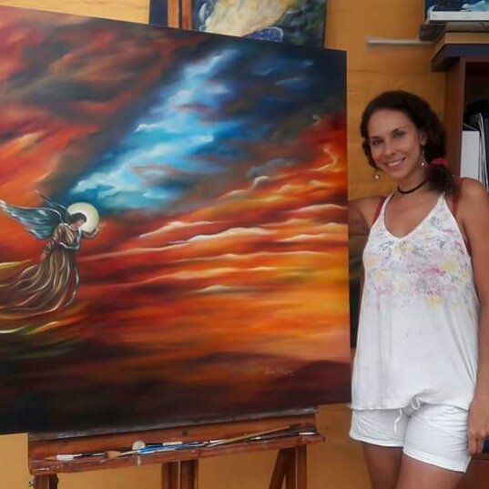 cielo de fuego para angeles